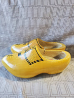 Vintage Pair of Dutch Handmade Wooden Clogs