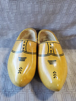 Vintage Pair of Dutch Handmade Wooden Clogs