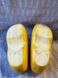 Vintage Pair of Dutch Handmade Wooden Clogs