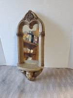 Heavy Small Cherub Wall Hanging Mirror