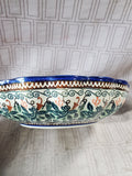 Polish Pottery Scalloped Edge Bowl