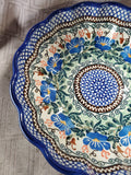 Polish Pottery Scalloped Edge Bowl