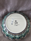 Polish Pottery Scalloped Edge Bowl