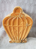 Karma Orange Ceramic Bird Cage Coin Bank