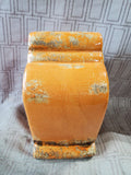 Karma Orange Ceramic Bird Cage Coin Bank