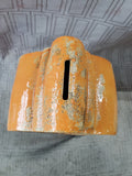 Karma Orange Ceramic Bird Cage Coin Bank
