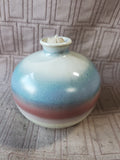 Signed Smith Pottery Oil Lamp