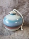 Signed Smith Pottery Oil Lamp
