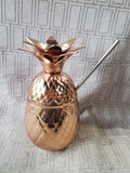 Pier 1 Copper Toned Metal Pineapple Tumbler