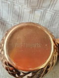 Pier 1 Copper Toned Metal Pineapple Tumbler