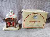 Norman Rockwell's "Checking His List" Figurine