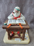 Norman Rockwell's "Checking His List" Figurine