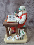 Norman Rockwell's "Checking His List" Figurine