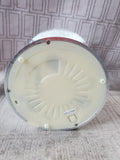 Plastic Lighted Snowman Snowglobe WORKS