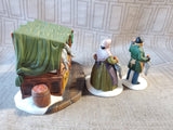 Department 56 Heritage Village Collection "Poultry Market" 3 Piece Figurine Set (JJ)