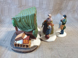 Department 56 Heritage Village Collection "Poultry Market" 3 Piece Figurine Set (JJ)