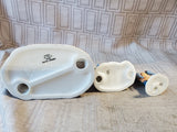 Department 56 Heritage Village Collection "Poultry Market" 3 Piece Figurine Set (JJ)