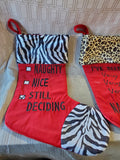 Lot of 3 Christmas Stockings (C)