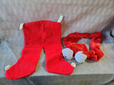 2 Piece Santa Themed Christmas Decor Lot