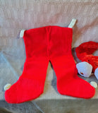 2 Piece Santa Themed Christmas Decor Lot