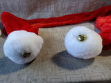 2 Piece Santa Themed Christmas Decor Lot