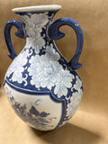 Blue And White Vase Style Wall Pocket - Maitland - Smith LTD