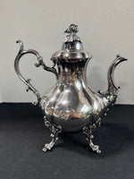 (B) Reed & Barton MCM Vintage Winthrop Silver Plate Teapot