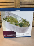Corningware French White Oval Covered Casserole Dish (Never Opened)