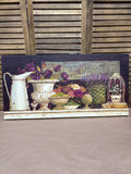 Fleurs de Paris Print on Canvas by  Kathryn White; Signed