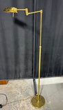 Brass Vintage Swing Arm Floor with Dimmer Switch (WORKS)