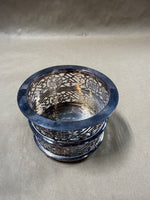 Shanghai Tang Silver Plate Wine Champagne Bottle Coaster Holder