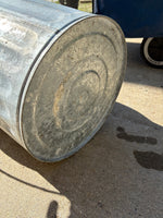 Galvanized Trash Can w/Handle and Lid