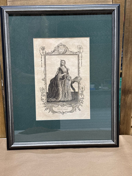 Augusta, Princess of Wales Engraving Print