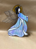 Stained Glass Hanging Angel