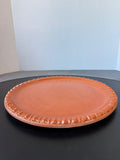 Platypus Pottery Glazed Terra Cotta Round Tray