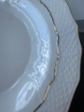 Herend Hungary 1524 Golden Edge White Salad Plate (B) (6 AVAILABLE—PRICED INDIVIDUALLY AT $35 EACH)