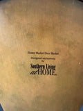Southern Living at Home Metal Flower Market Door Bucket