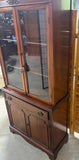 Antique China Cabinet with Upper Glass Doors
