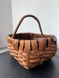 Primitive Style American Splint Gathering Basket