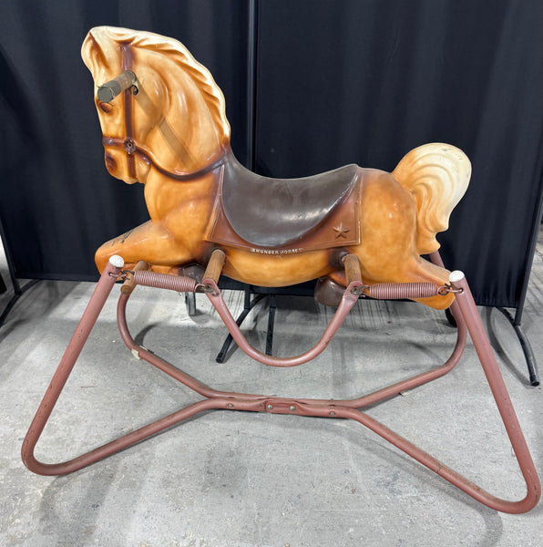 Wonder Horse Vintage Palomino Pony Spring Rocking Horse