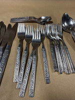 Lot Of Assorted Floral Silverware — 32 Pieces