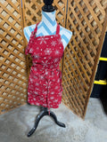 Red Snowflake Apron