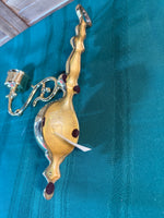 Brass Candle Sconce