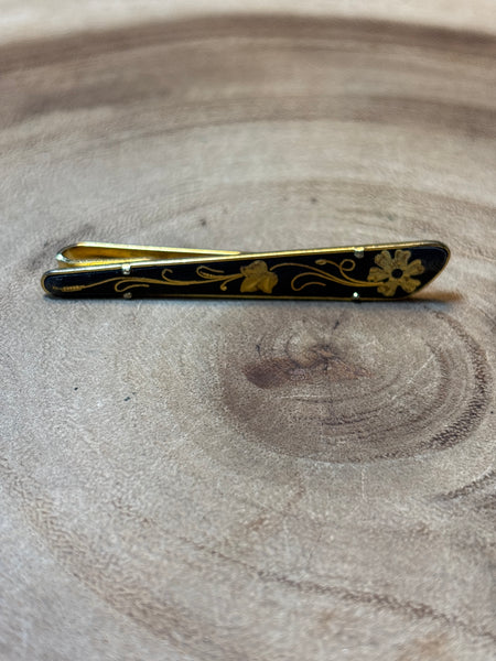 Black & Gold Tie Clip