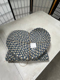 Braided Oval Table Runner & (4) Heart Shaped Placemats