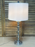 Table Lamp with Stacked Clear Orbs