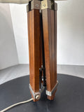 Wood And Metal Tripod Style 2-Way Table Lamp - WORKS