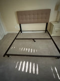 Modway Inc. Queen Size Tan Upholstered Headboard with Metal Frame