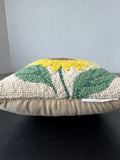 Sunflower Wool Hook Accent Pillow