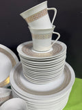 96-Piece Mikasa Tempo-Seventy Japan 5894 Midas Gold Filigree China Set